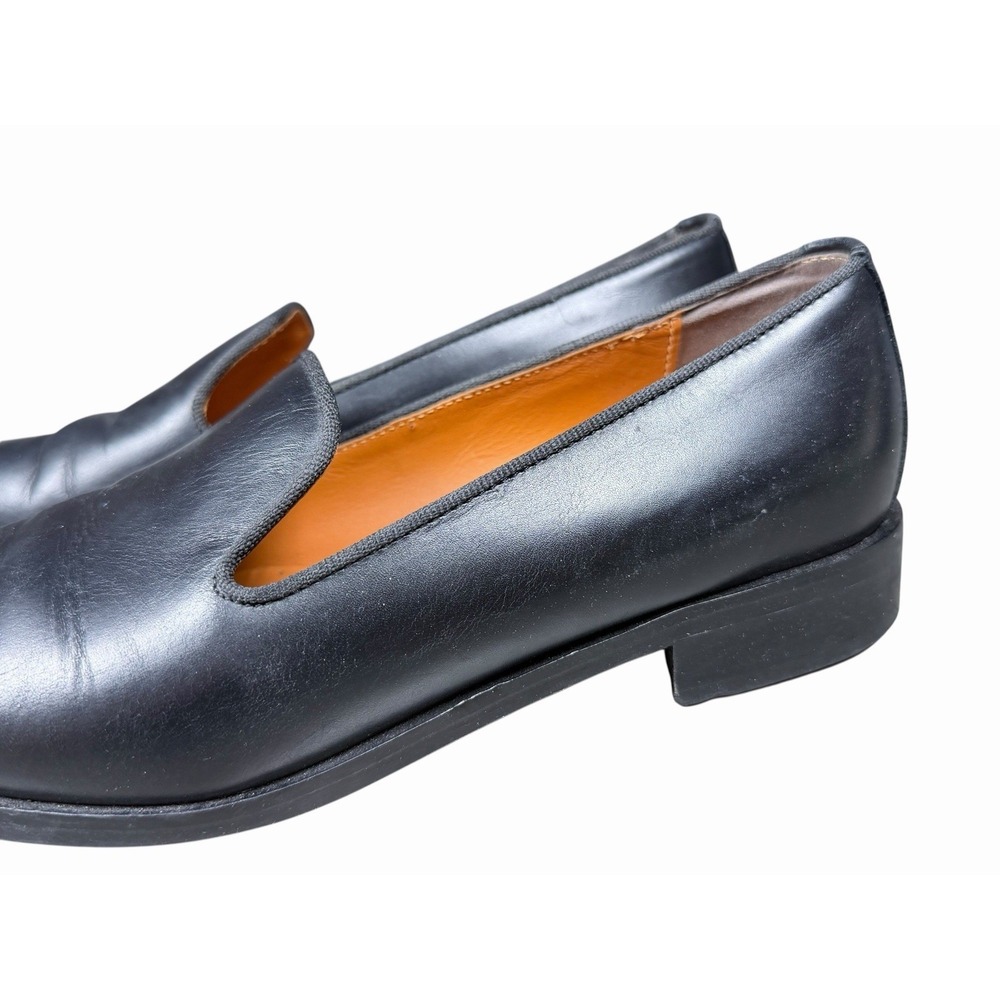 Everlane The Modern Loafer Leather Slip On Stacked Heel Black Womens 8.5 Italy - Picture 8 of 10